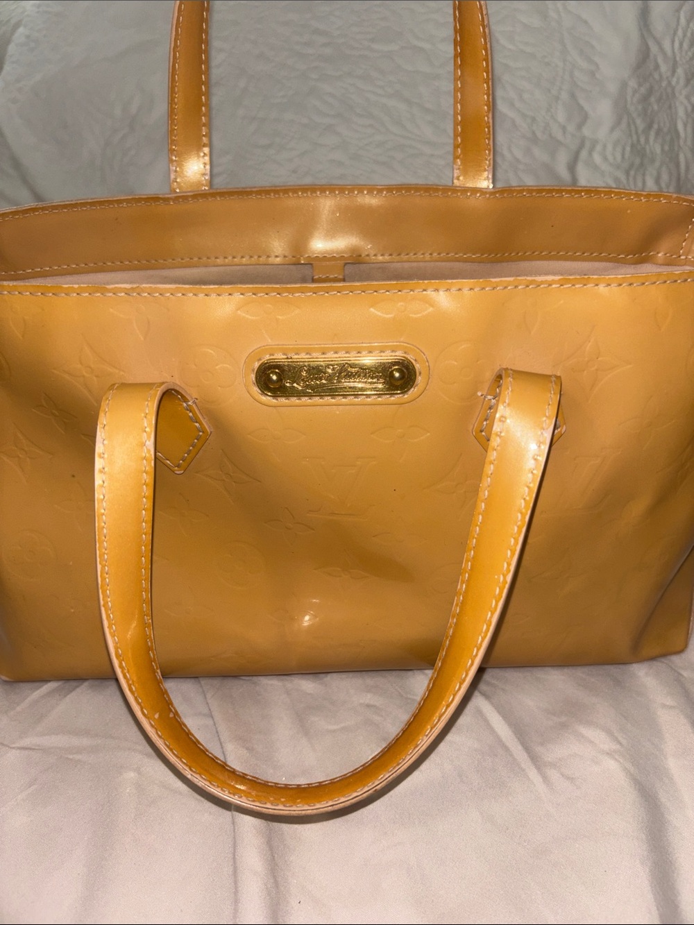 Louis Vuitton Wilshire Vernis - beige monogram - Picture 3 of 6